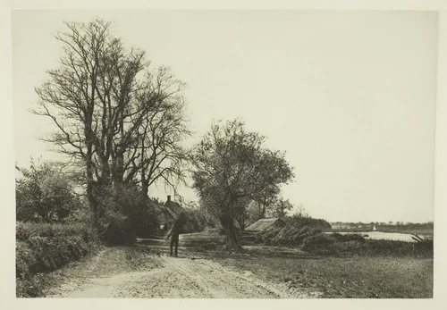 The Farm by the Broad (Norfolk) by Peter Henry Emerson, print, 1883-1887
