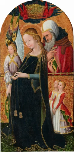 The Expectant Madonna with Saint Joseph by French 15th Century, painting, 1425-1450