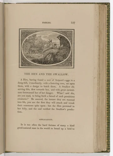 Headpiece (page 127) from The Fables of Aesop by Thomas Bewick, illustrated book, 1818
