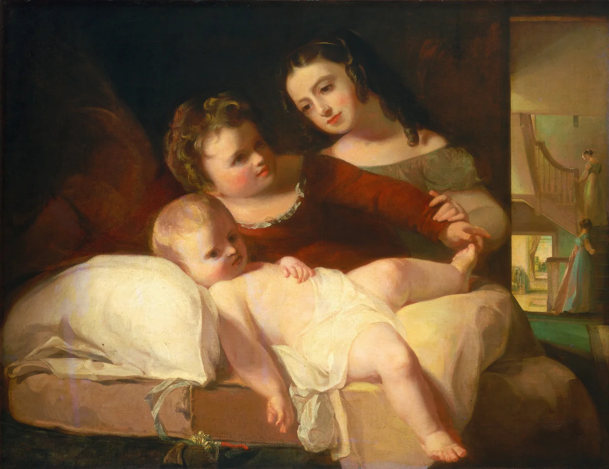 The David Children by Thomas Sully, painting, 1826