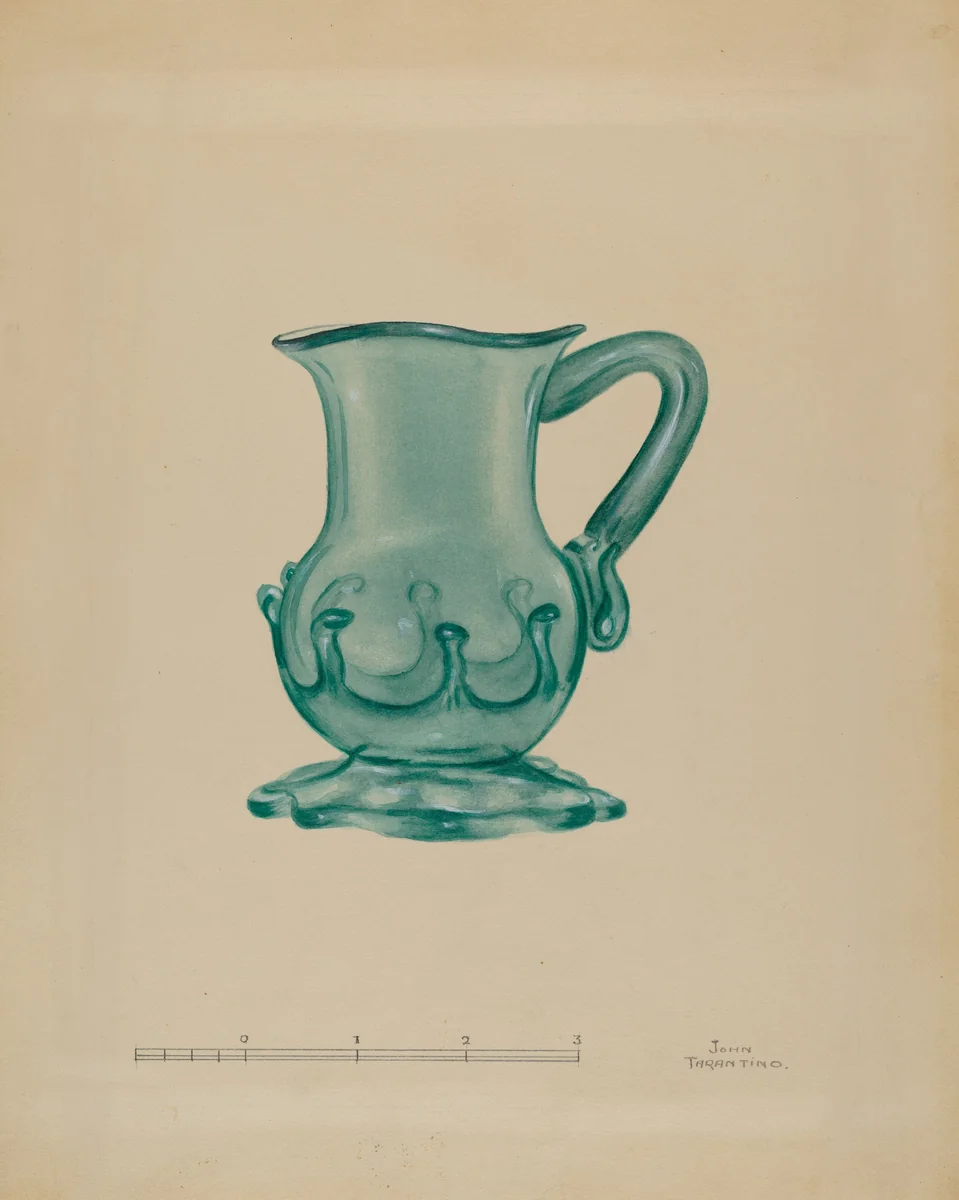 Creamer by John Tarantino, index of american design, 1936