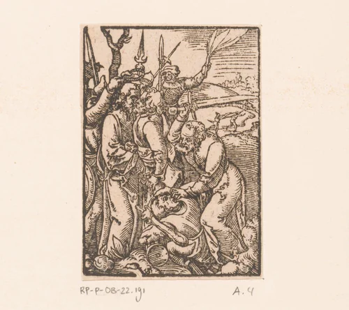 Gevangenneming van Christus by Unknown, print, 1558