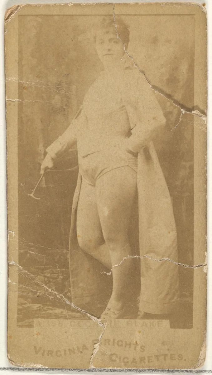 Miss Georgie Blake, from the Actors and Actresses series (N45, Type 1) for Virginia Brights Cigarettes by Allen & Ginter, photograph, 1885-1891