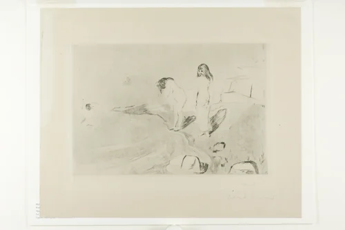 Women Bathing by Edvard Munch, print, 1895
