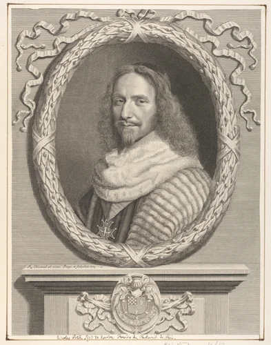 Nicolas Potier de Novion by Robert Nanteuil, print, 1664