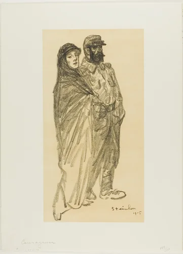Courageous by Théophile Alexandre Steinlen, print, 1915