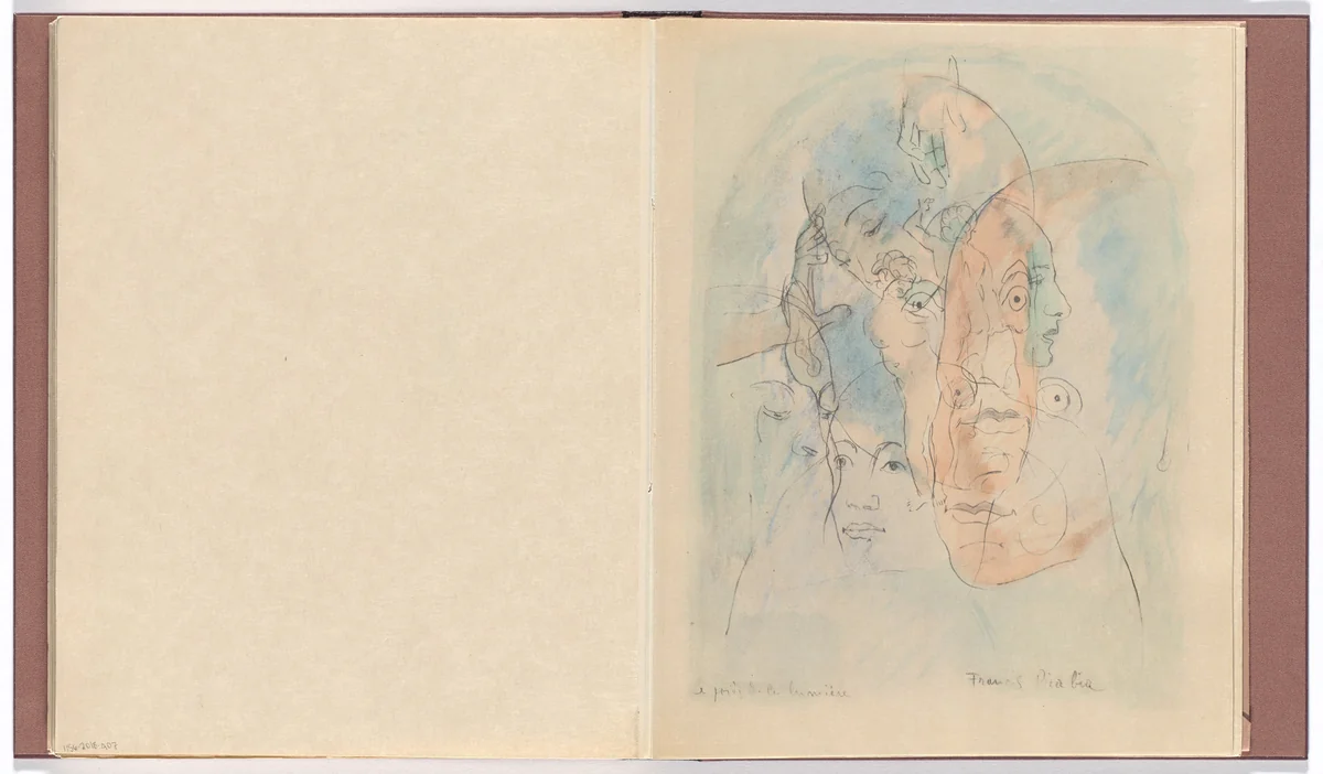 Le poid de la lumière (The Weight of the Light) from Le Peseur d'âmes (The Weigher of Souls) by Francis Picabia, illustrated book, 1931