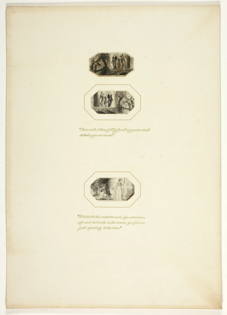 Plate from Telemachus by Thomas Stothard, print, 1793-1803
