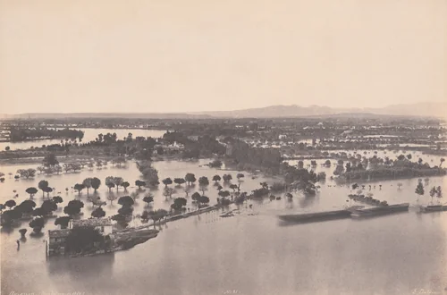 Avignon (Flood of 1856) (Avignon [Inondation de 1856]) by Édouard Baldus, photograph, 1856