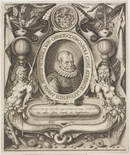 Carolus Clusius by Jacques de Gheyn II, print, 1596-1606