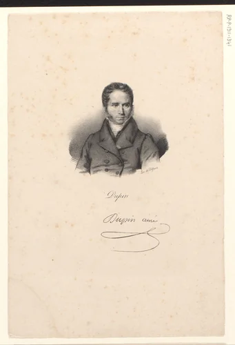 Portret van André Dupin by anonymous, print, 1818-1842