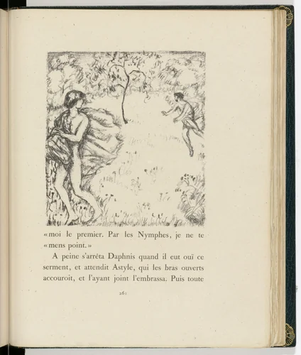 In-text plate (page 261) from Daphnis et Chloé by Pierre Bonnard, illustrated book, 1902