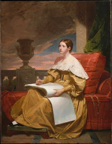 Susan Walker Morse (The Muse) by Samuel Morse, artwork, 1833-1837