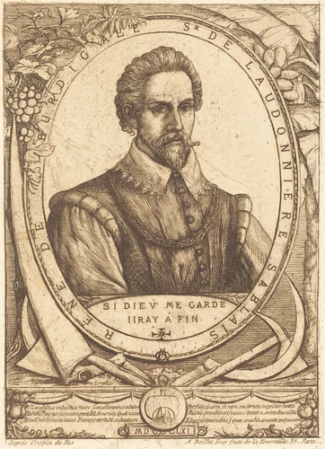 René Laudonnière Sablais (De Burdigale) by Charles Meryon, print, 1861