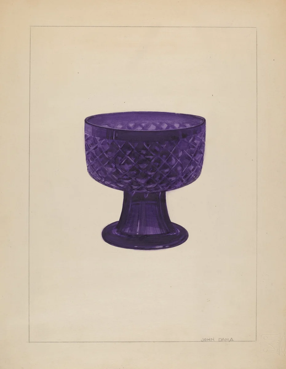Sugar Bowl by John Dana, index of american design, 1937
