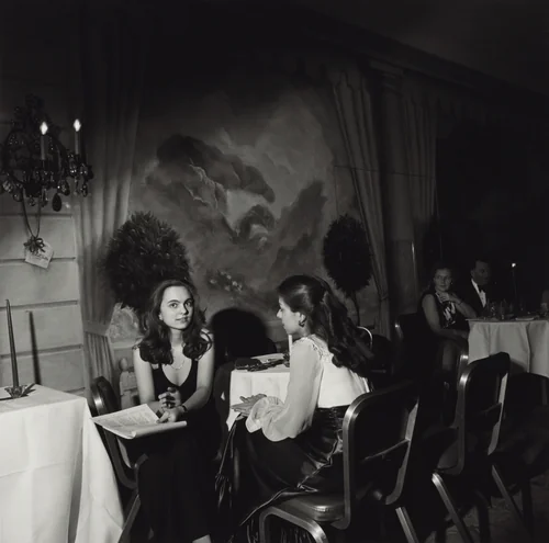 Hungarian Ball, New York City by Larry Fink, photograph, 1977