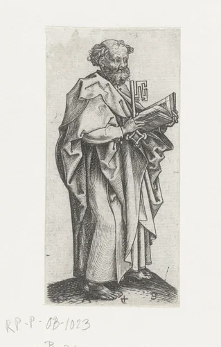 Apostel Petrus by Unknown, print, 1470-1491