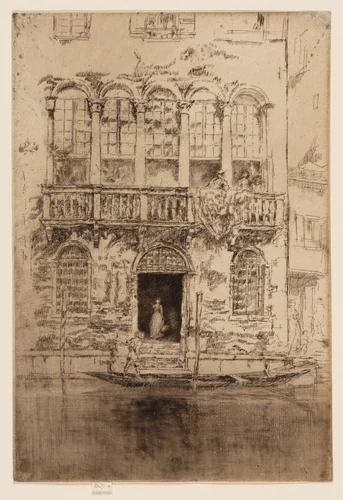 The Balcony by James McNeill Whistler, print, 1879-1880