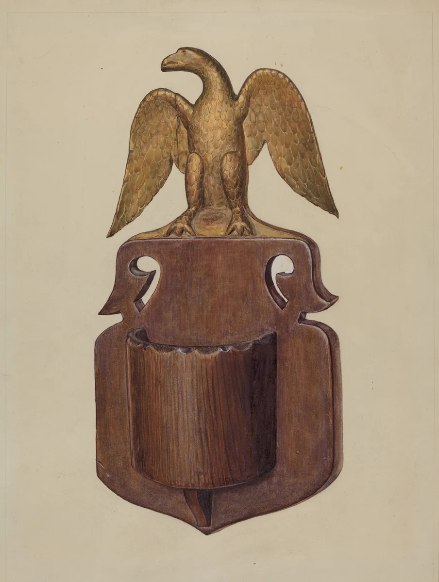 Match Case for Wall by Howell Rosenbaum, index of american design, 1938