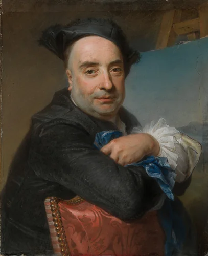 Claude Dupouch by Maurice Quentin de La Tour, drawing, 1739