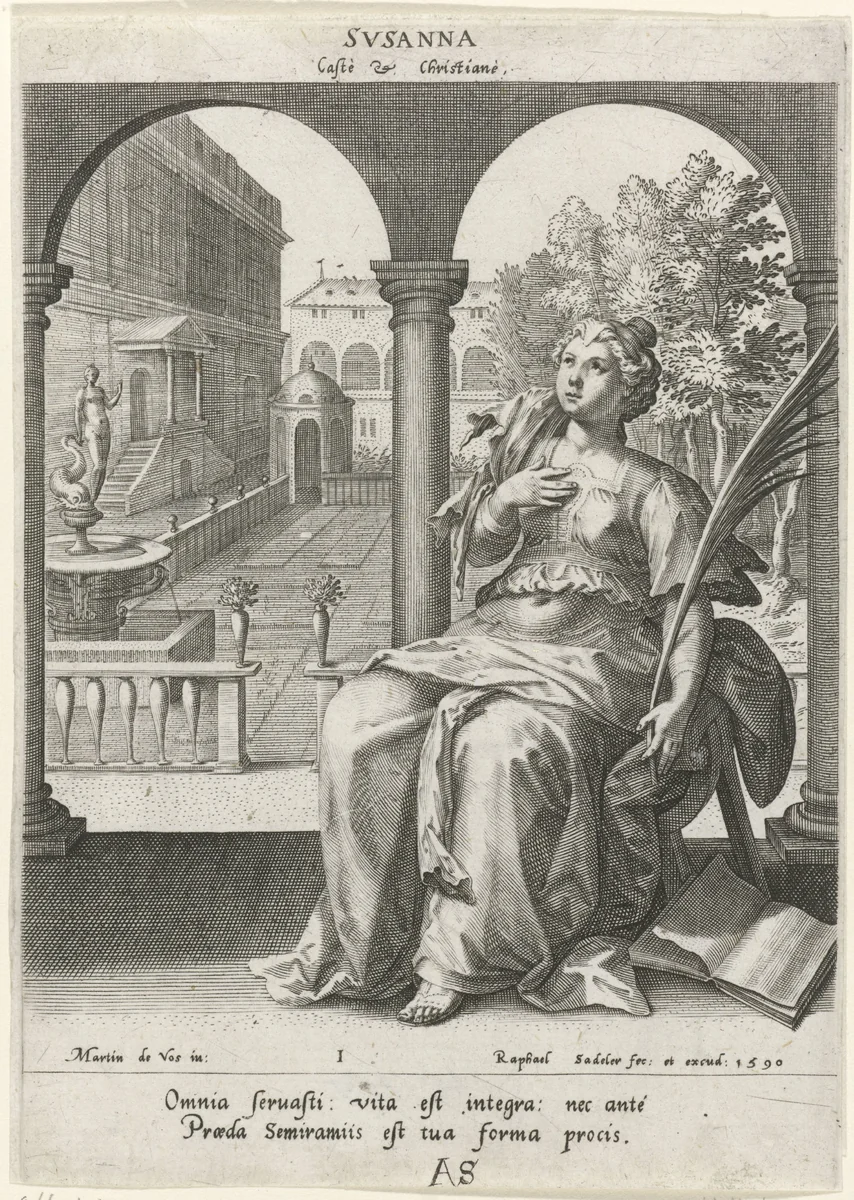 Susanna by Unknown, print, 1590