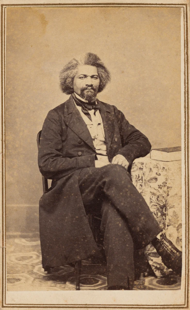 Frederick Douglass by Andrew & Ives, photograph, 1863