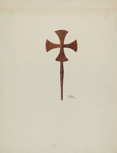 Iron Cross by Dayton Brown, index of american design, 1937