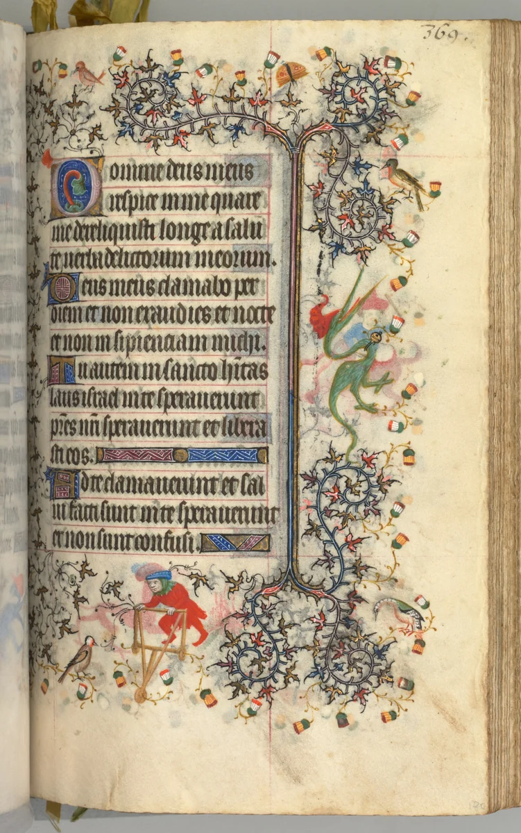 Hours of Charles the Noble, King of Navarre (1361-1425): fol. 180r, Text by Master of the Brussels Initials and Associates, book, 1400-1410