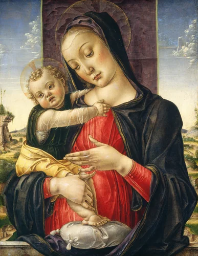 Madonna and Child by Bartolomeo Vivarini, painting, 1475