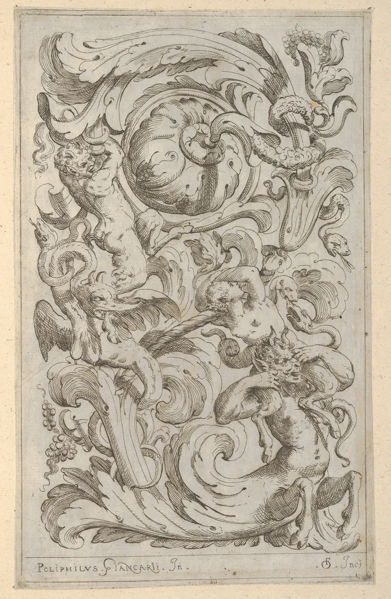 Disegni Varii di Polifilo Zancarli by Polifilo Giancarli, print, 1628
