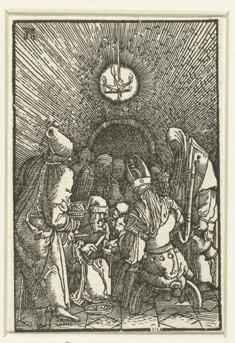 Besnijdenis van Christus by Unknown, print, 1506-1538