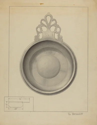 Silver Porringer by Leo Drozdoff, index of american design, 1936