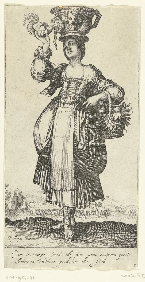 Tuinierster by Matthäus Merian, print, 1613-1617