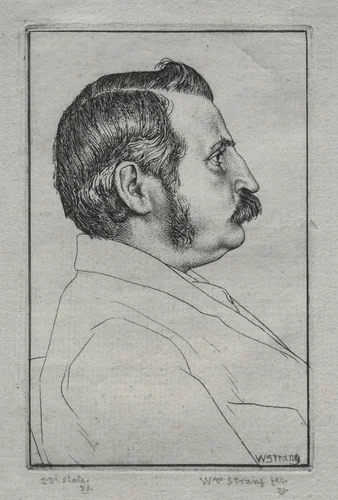 Henry Austin Dobson, No. 2 by William Strang, print, 1894