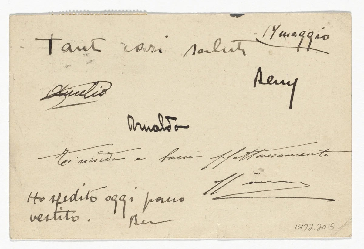 Movimento Futurista stationery postcard by Unidentified Designer, design, 1924