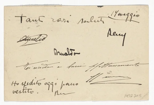 Movimento Futurista stationery postcard by Unidentified Designer, design, 1924