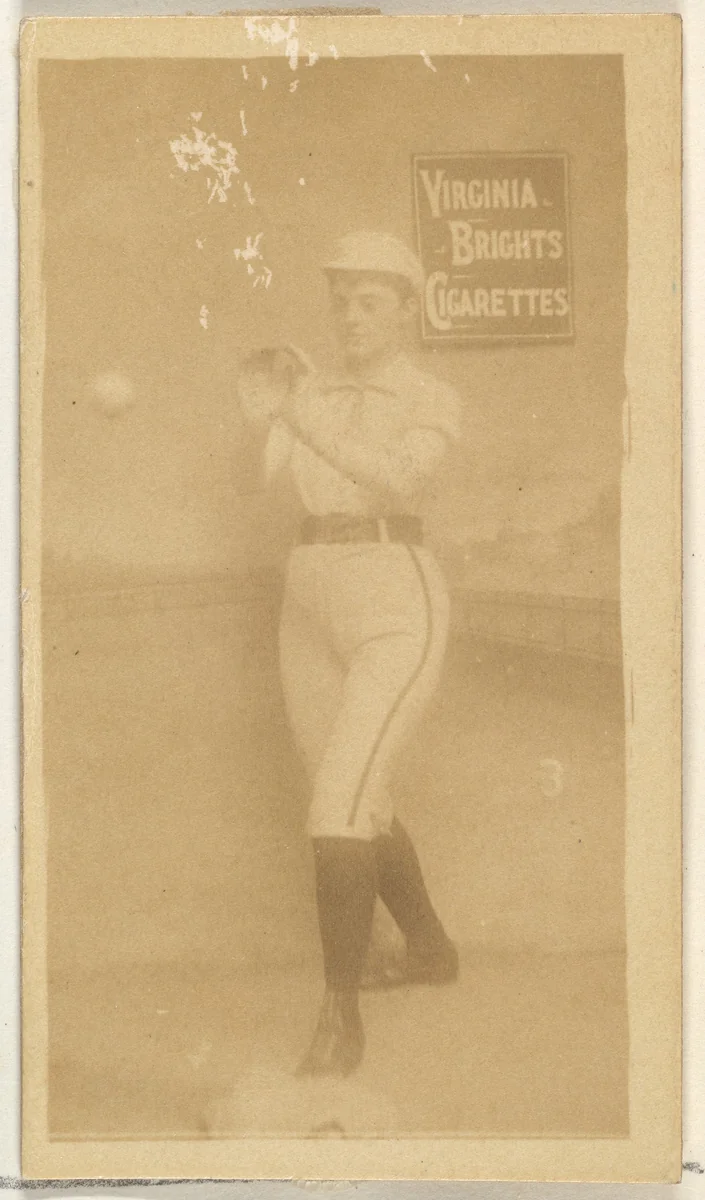 Card 3, from the Girl Baseball Players series (N48, Type 2) for Virginia Brights Cigarettes by Allen & Ginter, photograph, 1886-1888