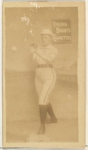 Card 3, from the Girl Baseball Players series (N48, Type 2) for Virginia Brights Cigarettes by Allen & Ginter, photograph, 1886-1888