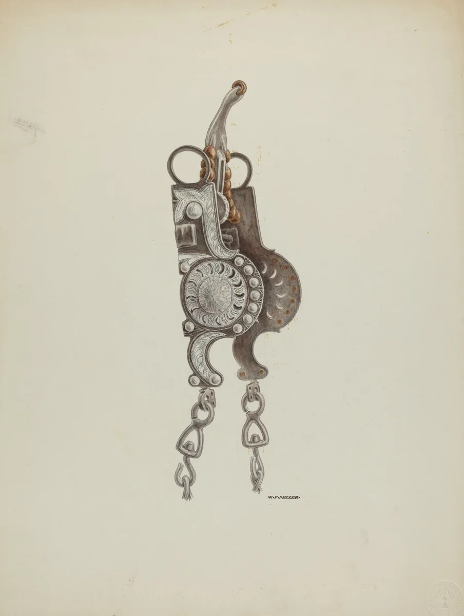 Bit by Randolph F. Miller, index of american design, 1939