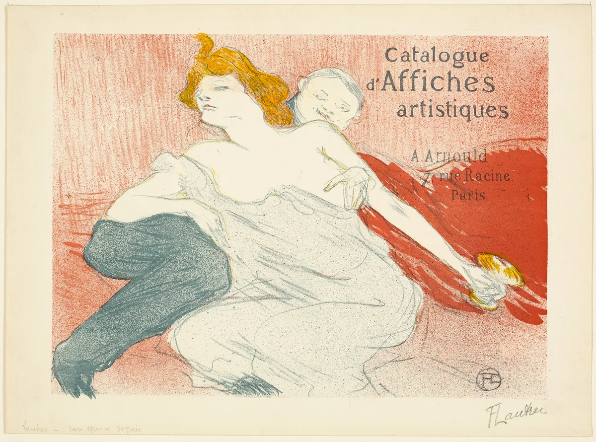 Debauchery (second plate) by Henri de Toulouse-Lautrec, print, 1896
