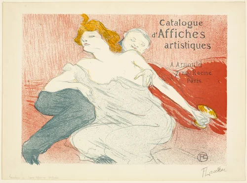 Debauchery (second plate) by Henri de Toulouse-Lautrec, print, 1896
