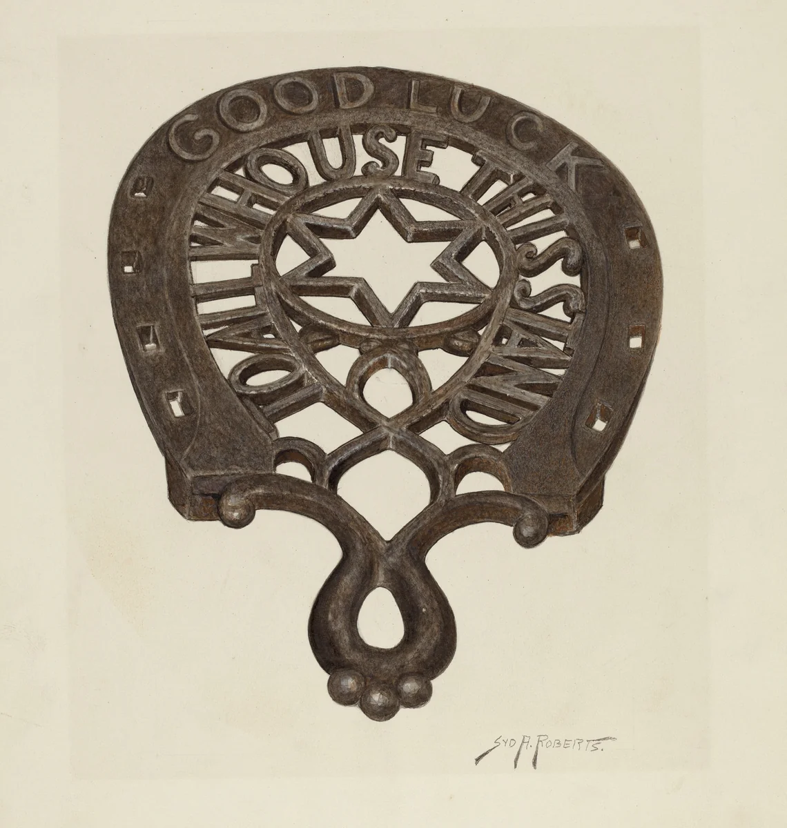 Trivet by Sydney Roberts, index of american design, 1942