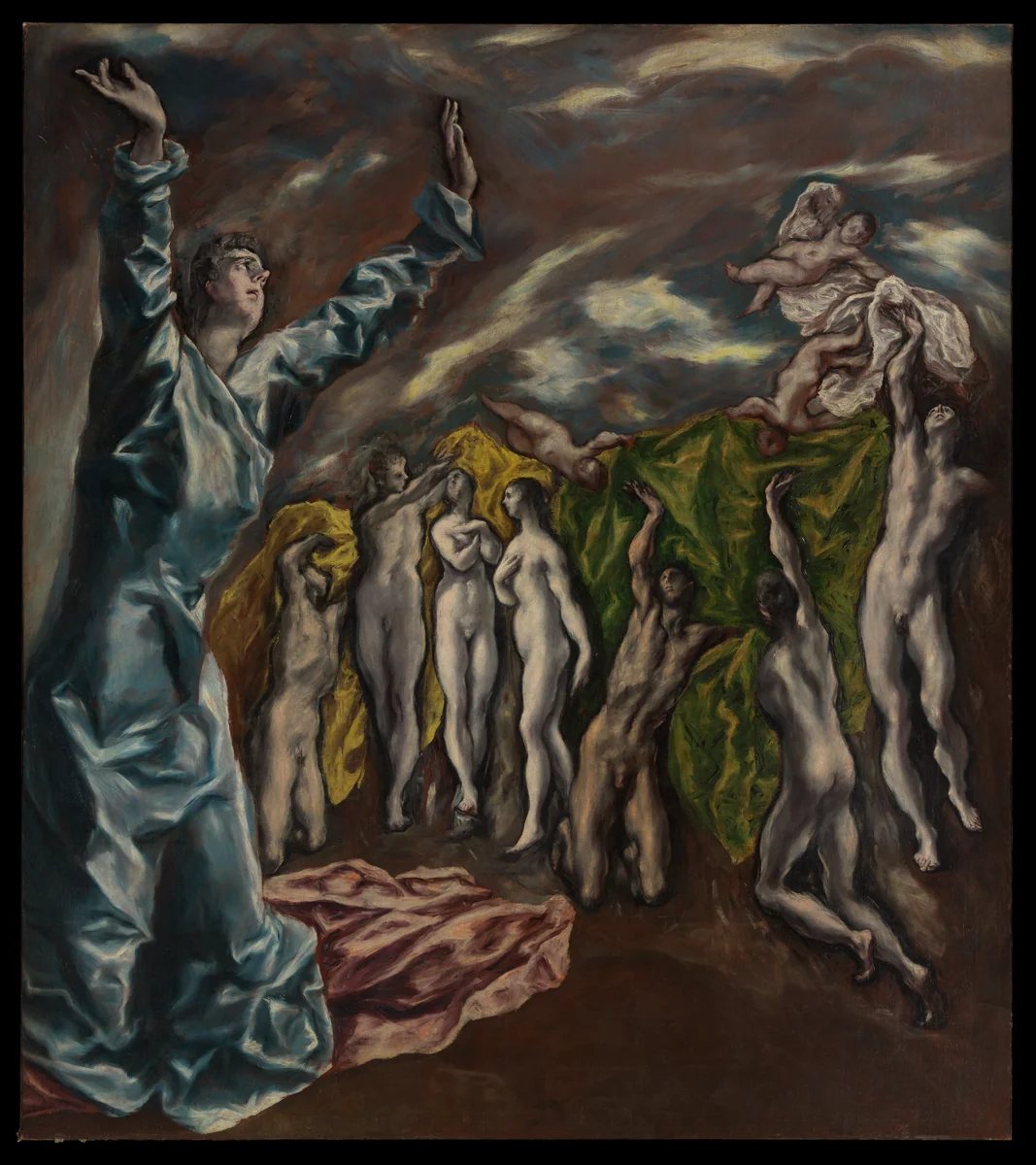 The Vision of Saint John by El Greco, painting, 1608-1614
