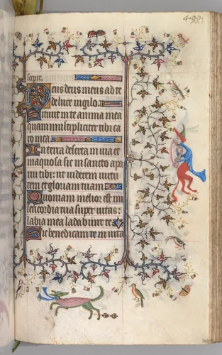 Hours of Charles the Noble, King of Navarre (1361-1425): fol. 244r, Text by Master of the Brussels Initials and Associates, book, 1400-1410
