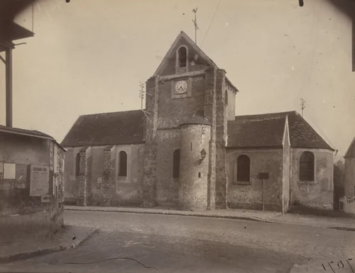 Bures (église) by Eugène Atget, photograph, 1924
