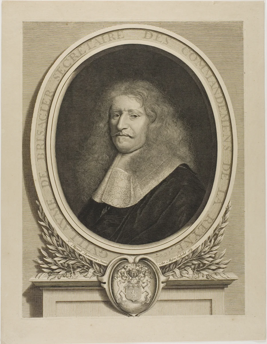 Gillaume de Brisacier by Antoine Masson, print, 1664