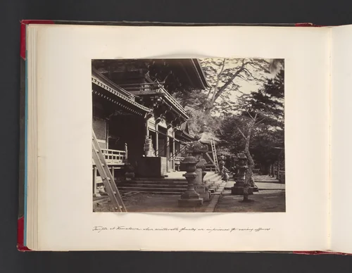Temple at Kamakura Where Aristocratic Female are Imprisoned for Various Offences by John Thomson, photograph, 1865