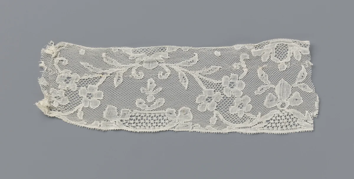 Strook kloskant zogenaamde pottekant by anonymous, other, 1890-1910