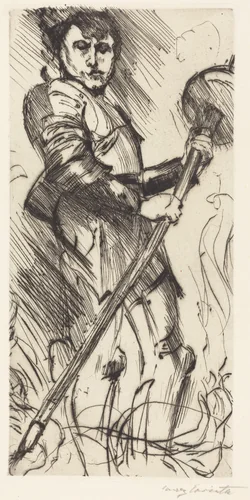 St. Georg (Saint George) by Lovis Corinth, print, 1916