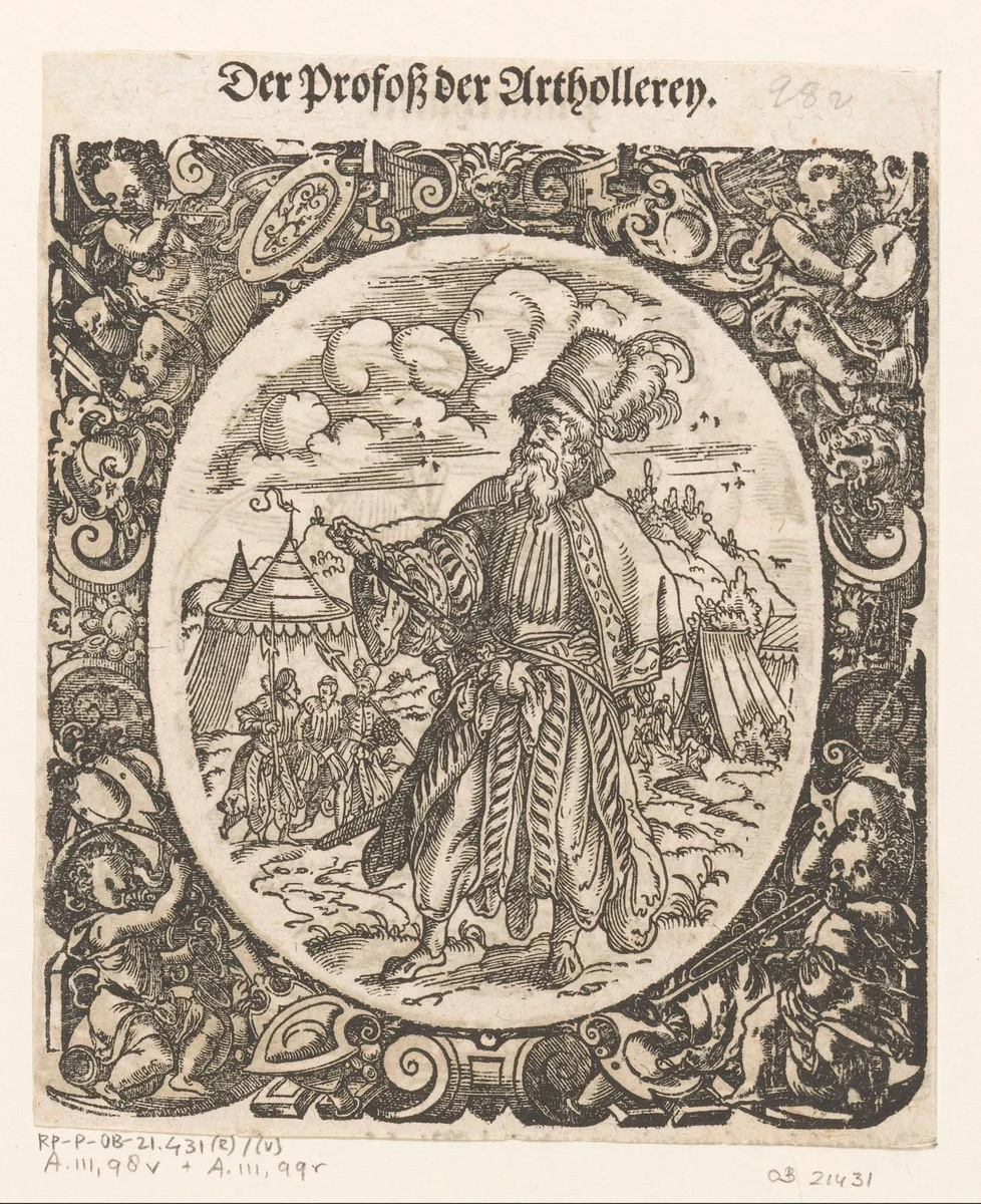 Provoost by Jost Amman, print, 1573